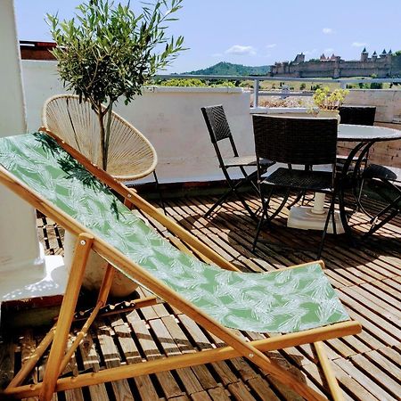 Appartement L'Oliveraie - La Cite Plein Les Yeux Carcassonne Eksteriør billede