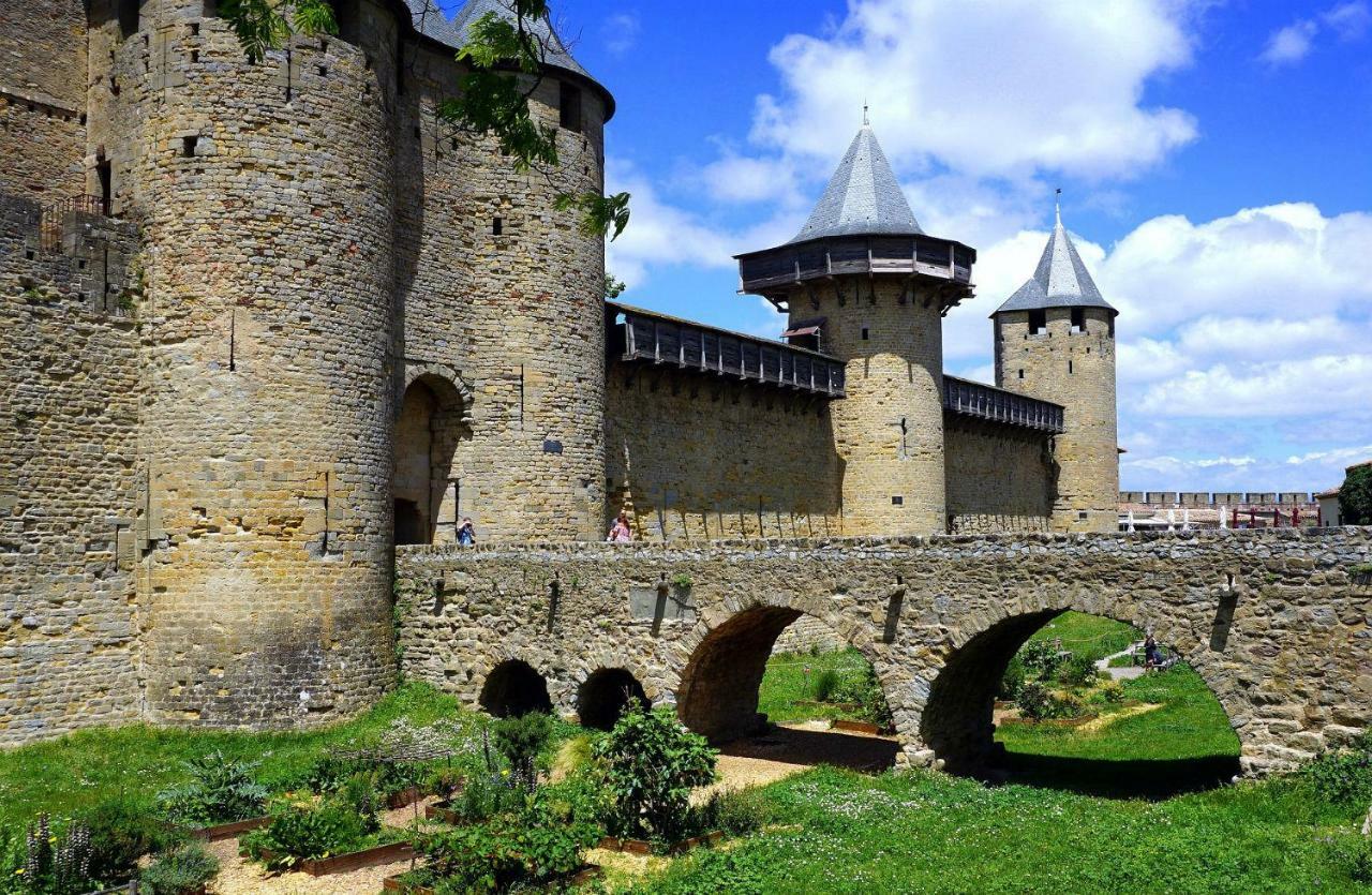 Appartement L'Oliveraie - La Cite Plein Les Yeux Carcassonne Eksteriør billede
